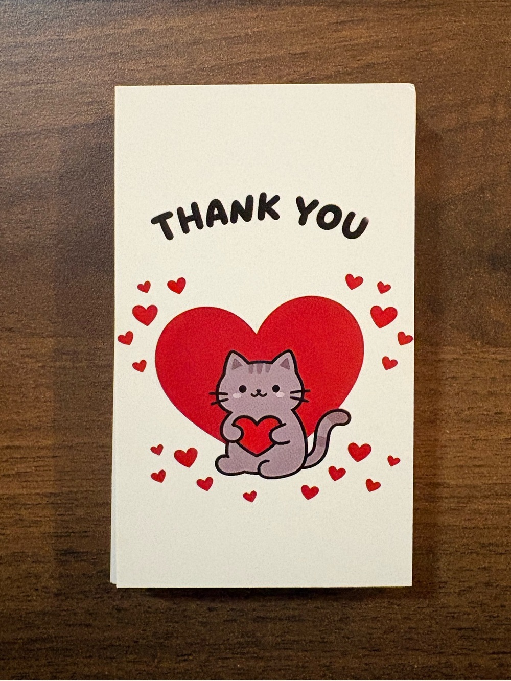 Kitty Love Thank You Cards w/Stickers - nwot - Picture 4 of 4